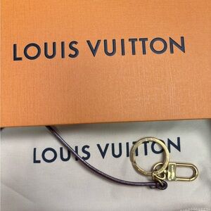 Louis Vuitton Empreinte Clochette Key Holder Raisin Burgundy w/ Box & Dust Bag